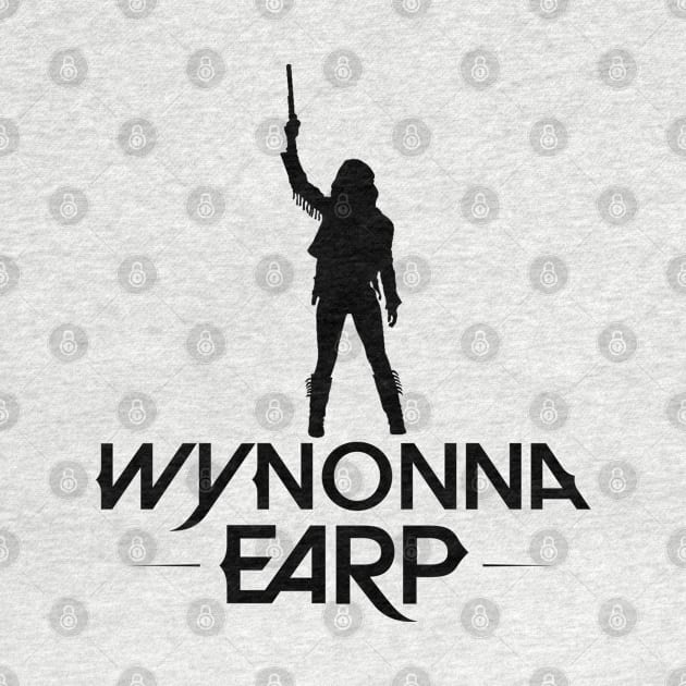 Wynonna Earp Silhouette  - Black by VikingElf